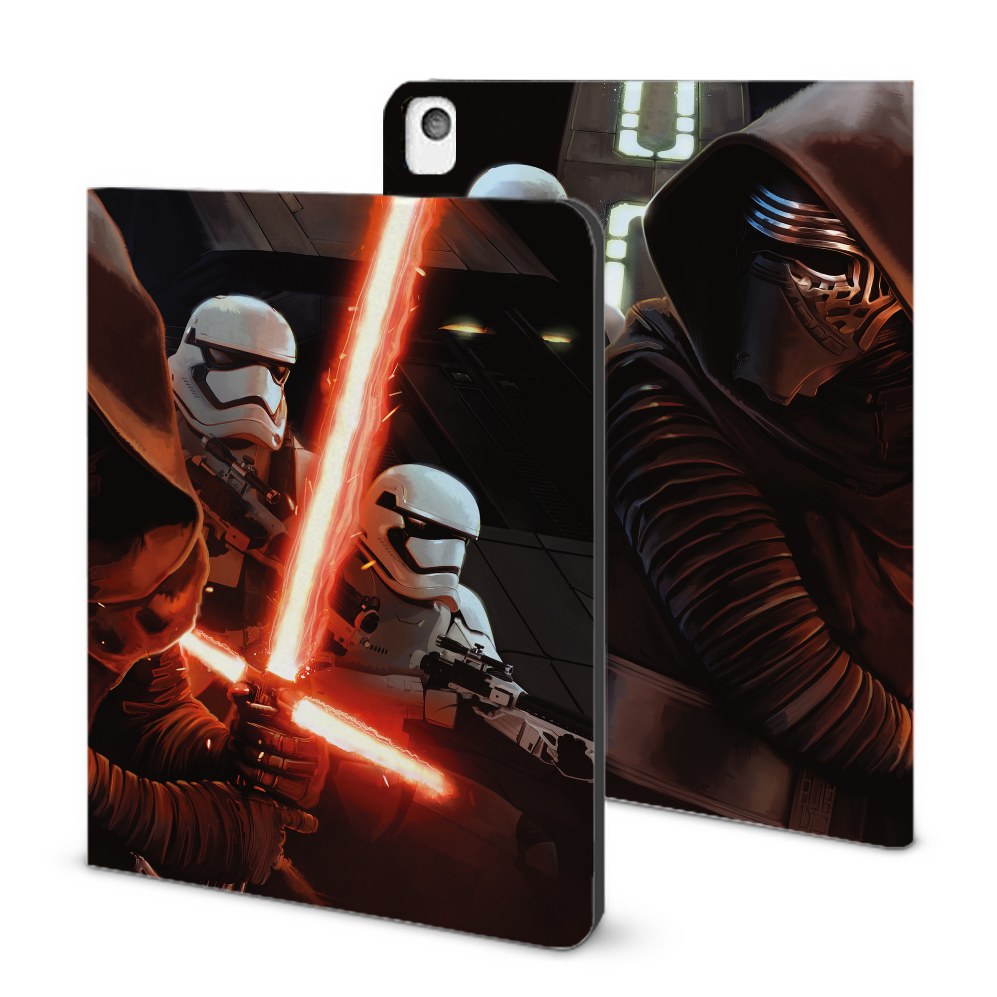 （画像用） スター・ウォーズ Star Wars IPadケース ペンホルダー付き ブックスタイルデザイン